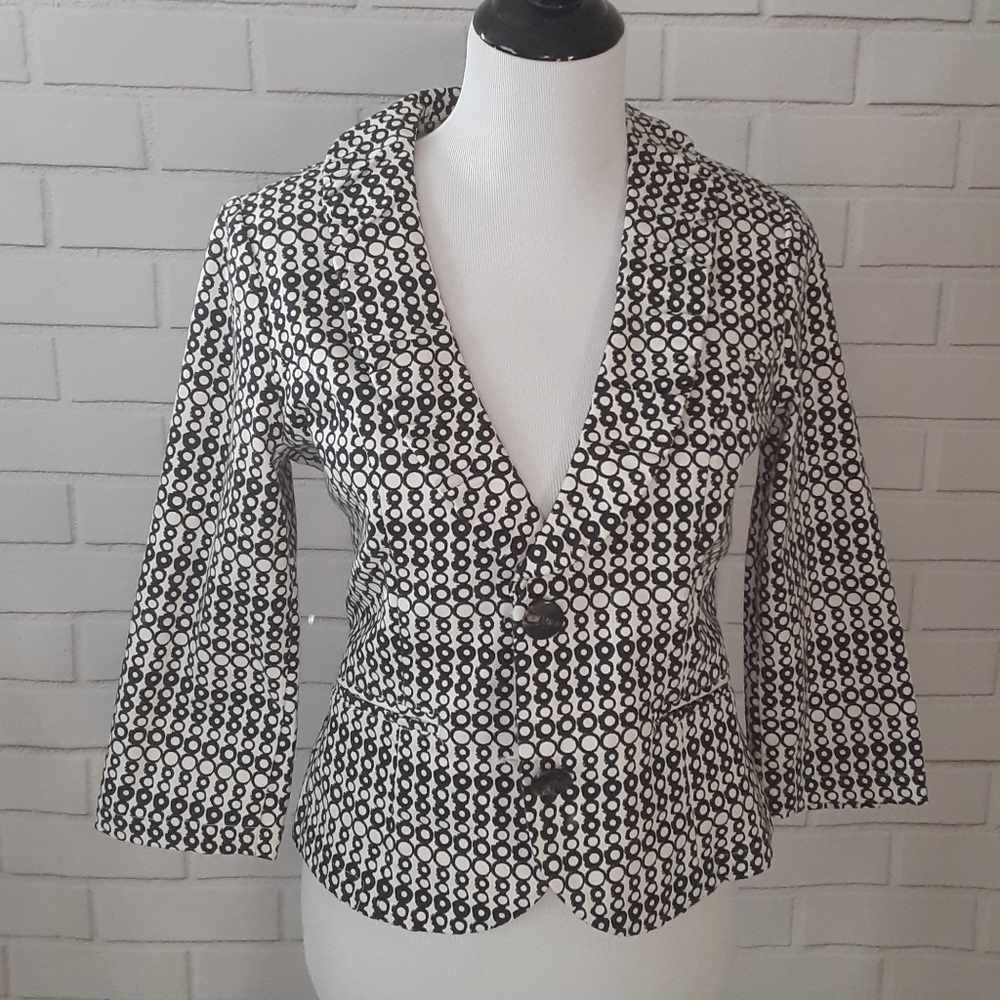 Cabi Jacket Black and White